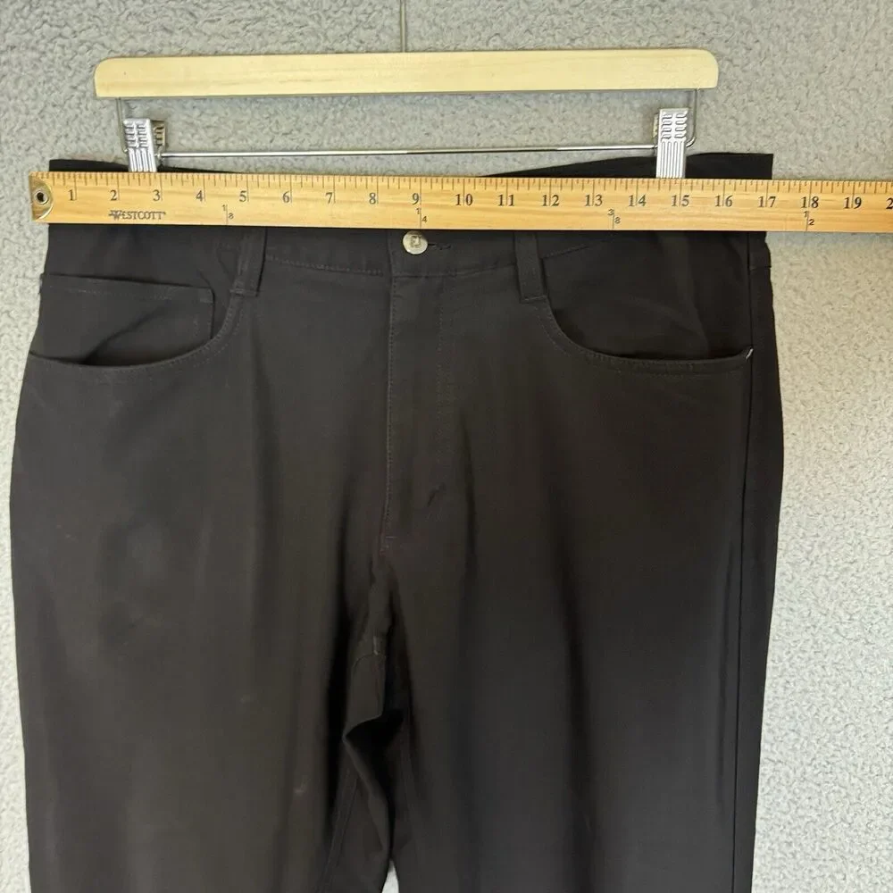 FootJoy Pants‎ Men's 34x34 Black Chino Athletic Fit Performance Golf